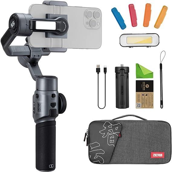 Zhiyun Smooth 5S Combo Gimbal - Miles Telecom Trading LLC Zhiyun Smooth 5S Combo Gimbal - Miles Telecom Trading LLC